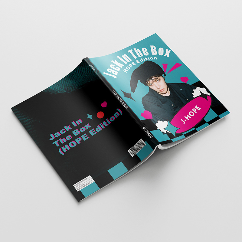Kpop JHOPE 개인 사진 책 포스터 엽서 인쇄 그림 컬렉션 팬 수집 가능한 선물