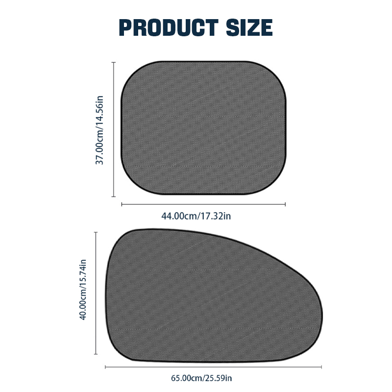 SEAMETA Auto Sonnenschutz UV-Schutz Auto Vorhang Auto Fenster Sonnenschutz Heckscheibe Mesh Sonnenblende Sommer Schutz Fenster Film