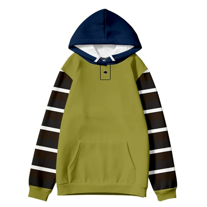 Creepypara homens pulôver com capuz 3D, jaqueta Tota Toby, fantasia cosplay, anime, casual, outono, plus size, Whol