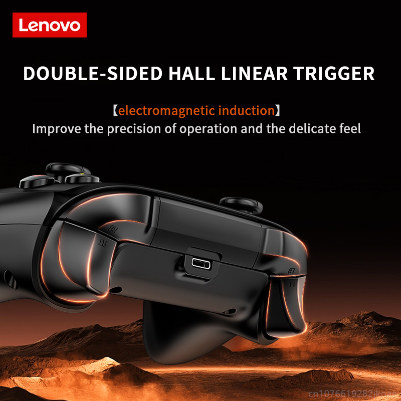 Bluetooth Lenovo-S02ワイヤレスコントローラー,Nintendo Switch用コントローラー,PC,Android TV,iOS,ジョイスティック,6軸デュアルバイブレーション,新品