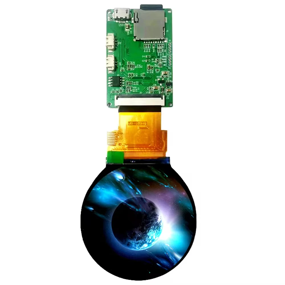 2,1 Zoll TFT OLED Display Modul für Smart Home Runde Bildschirm 480*480 RGB SPI Schnittstelle 40PIN mit Player ST7701 Treiber IC 3,3 V