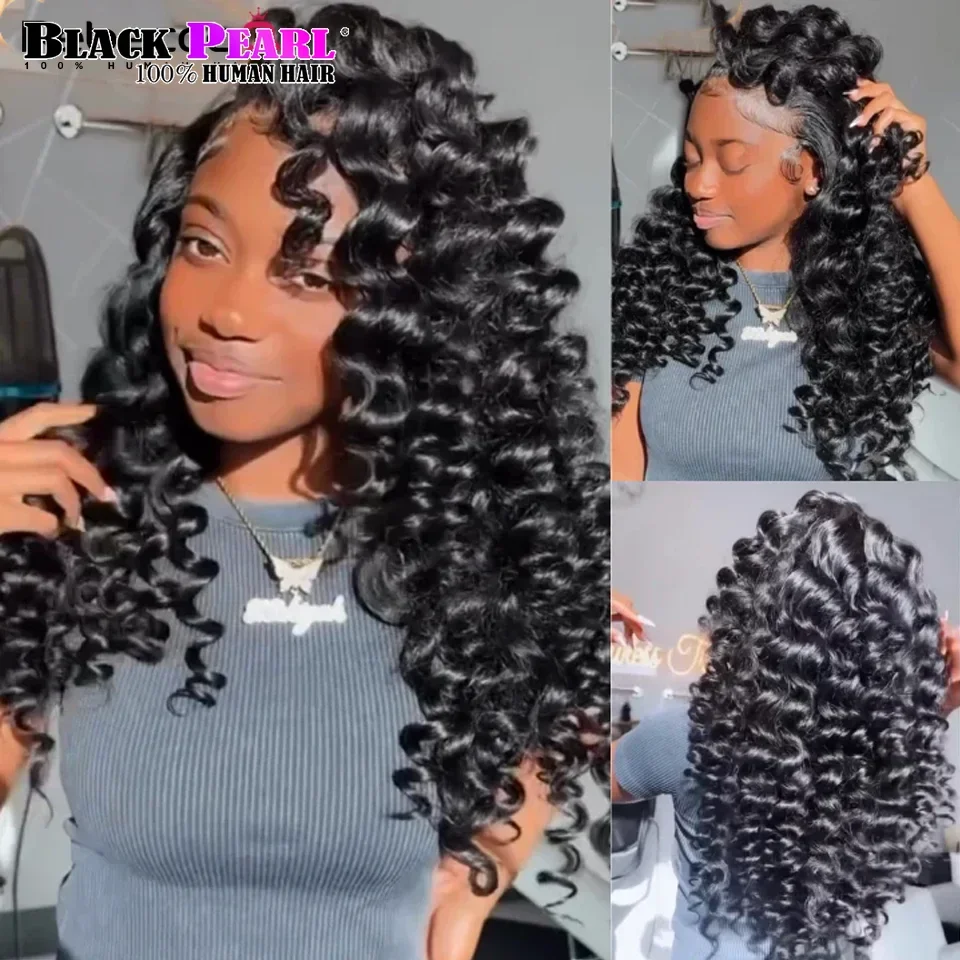 Extensões de cabelo birmanês para Boho Braid, Bouncy Curl, cabelo a granel, tranças de crochê, cabelo humano, sem trama, duplo desenhado