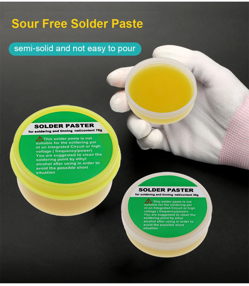 Nuovo flusso di saldatura per pasta flussante di saldatura per colofonia per saldatura e saldatura elettronica senza piombo fai da te