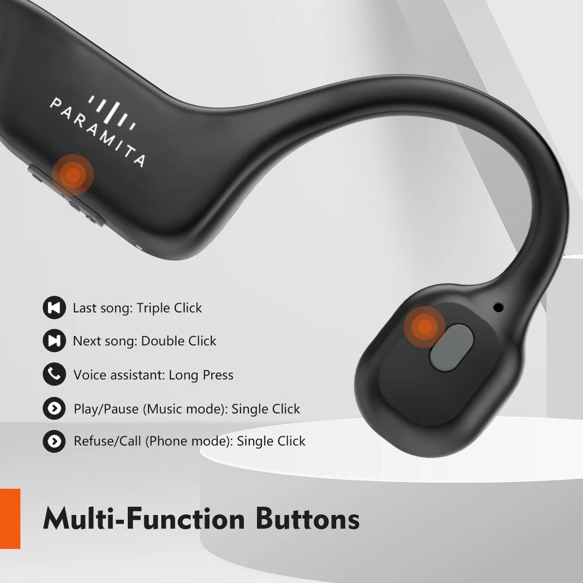 2024 Auriculares clásicos DG08 de conducción ósea Auriculares inalámbricos Bluetooth con micrófono BT 5,3 impermeables para entrenamientos deportivos
