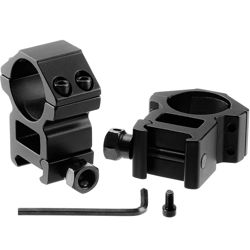 2PCS Hunting Rifle Scope Mount Ring for Dia 25.4mm 30mm Tactical Scopes Flashlight 11mm 20mm Picatinny Rail Mount Accessories