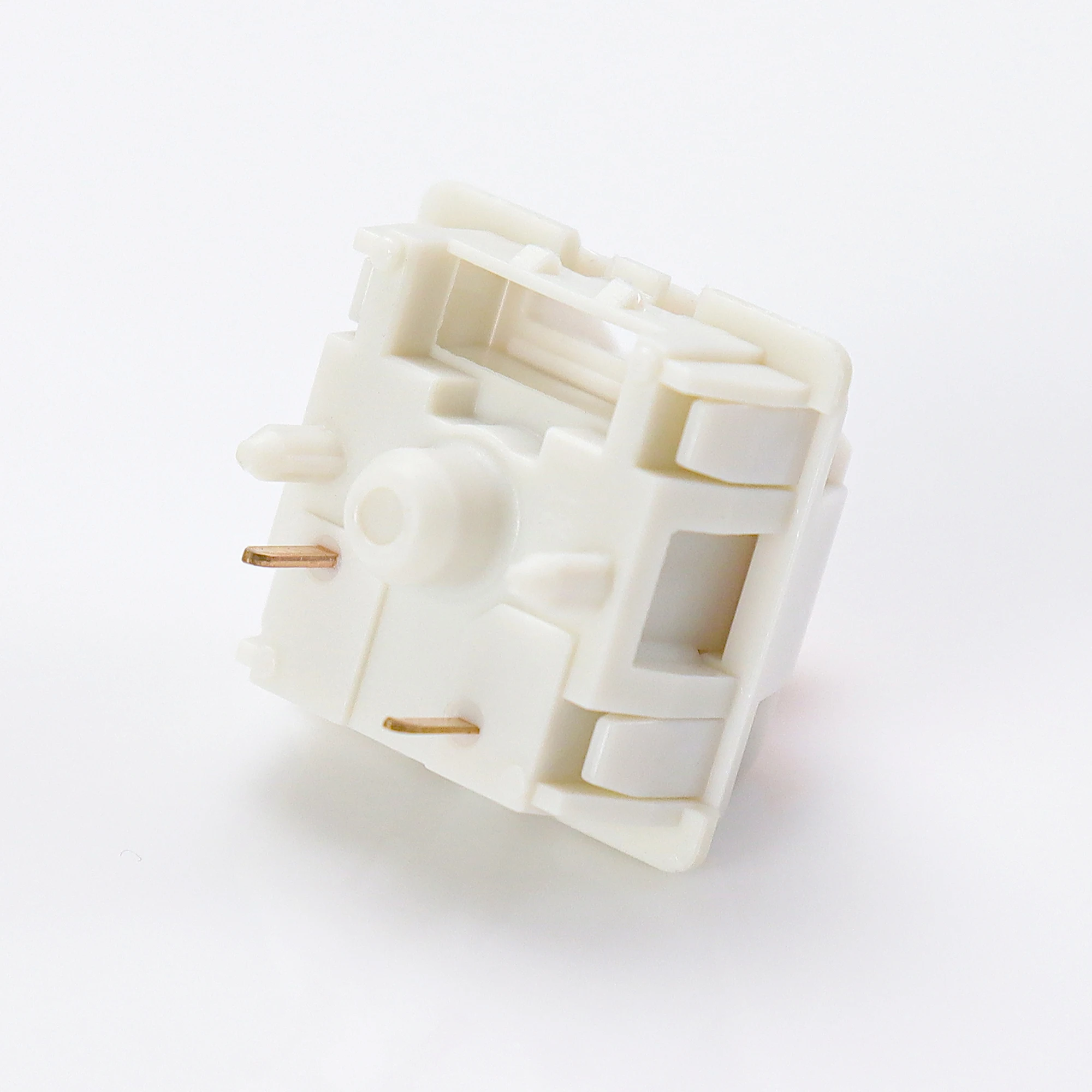 Interruptor táctil Holy Panda 55g 62g 67g POM interruptores cremosos Teclado mecánico para juegos personalizado DIY 5 pines interruptor Cherry MX intercambiable en caliente