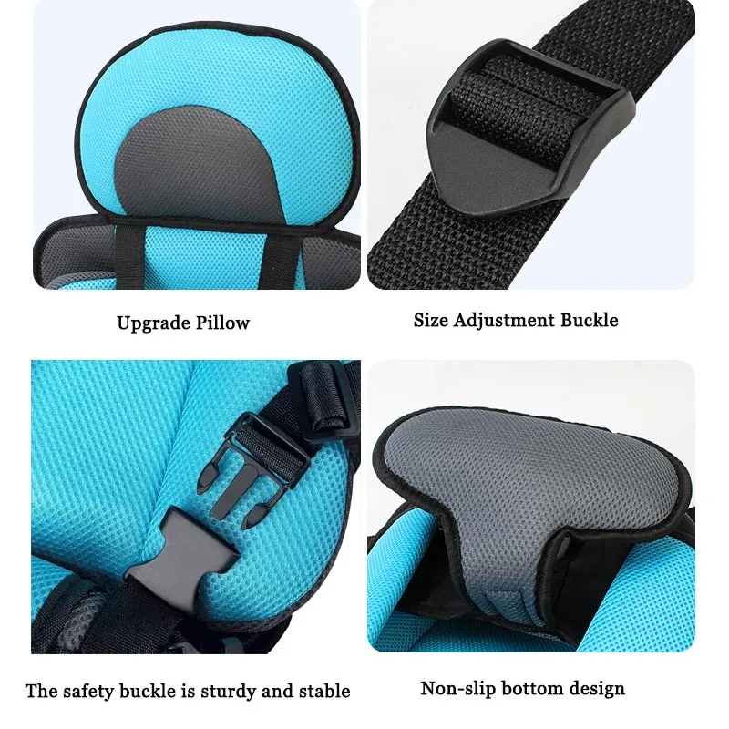 Crianças assento de carro para crianças assento de segurança almofada proteção anti-skid almofada universal colchão de carro portátil carrinho de compras esteira