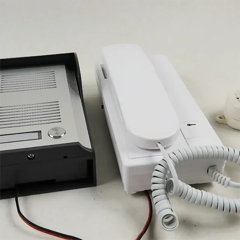 Sistema de interfone de porta, sistema de entrada de intercomunicação de campainha, kits de campainha de intercomunicação com fio, interfone de porta, suporte para desbloqueio de porta