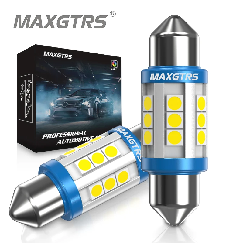 2x Festoon C5W C10W 3030 чип-лампа Canbus 31 мм/36 мм/39 мм/41 мм автомобильная светодиодная лампа внутренняя купольная лампа для чтения номерного знака 6000K