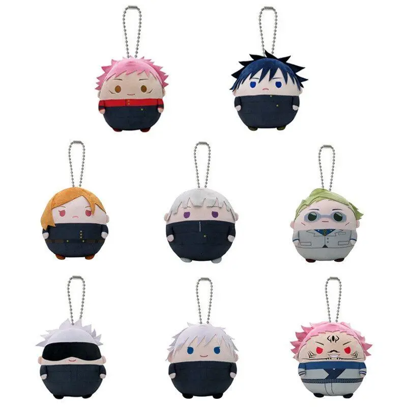 10cm Jujutsu Kaisen Plush Toy Gojo Satoru Itadori Yuji Fushiguro Megumi Q Edition Anime Peripheral Kawaii Plush Throw Pillow Toy