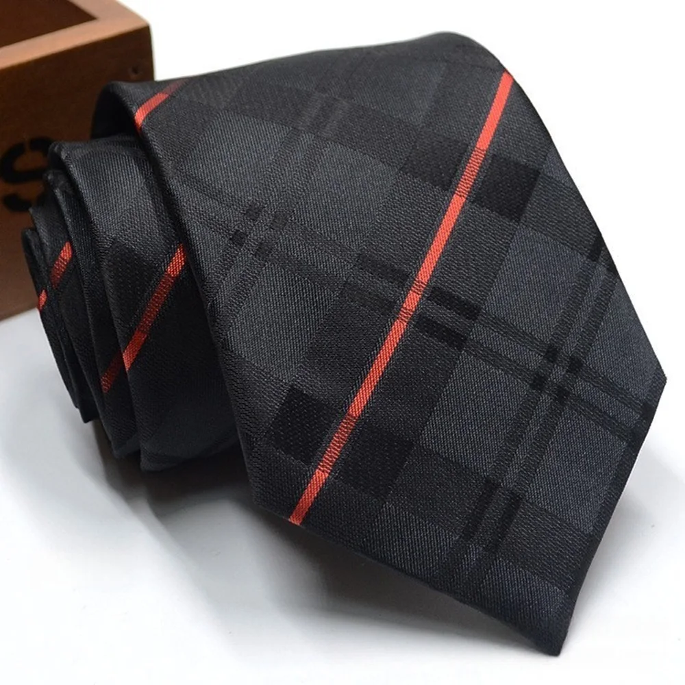 Corbata clásica a rayas para hombre, corbata Formal de negocios para boda, 8cm, azul, negro, rosa, rojo, corbatas, accesorios de vestido de camisa a la moda