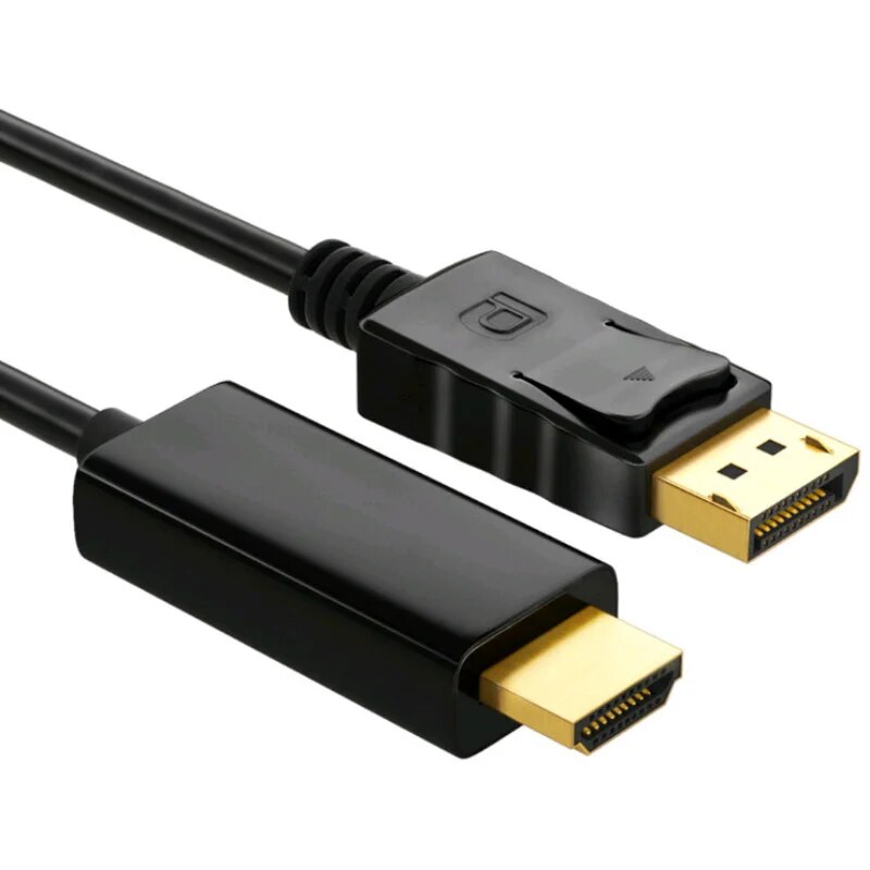 Cavo DP DisplayPort a HDTV DisplayPort maschio a maschio Cavo audio video compatibile HD per computer portatile TV Proiettore Monitor