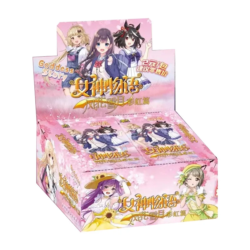 ใหม่เทพธิดา Story การ์ด Fufeng Chapter สีสัน FlashCard อะนิเมะคอลเลกชันการ์ดเกมของเล่นเด็กของขวัญ