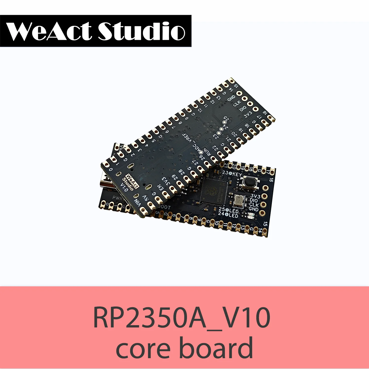 WeAct RP2350A_V10 todo pin out Raspberry Pi RP2350 RISC-V Hazard3 520KByte SRAM 4/16MByte QSPI Flas