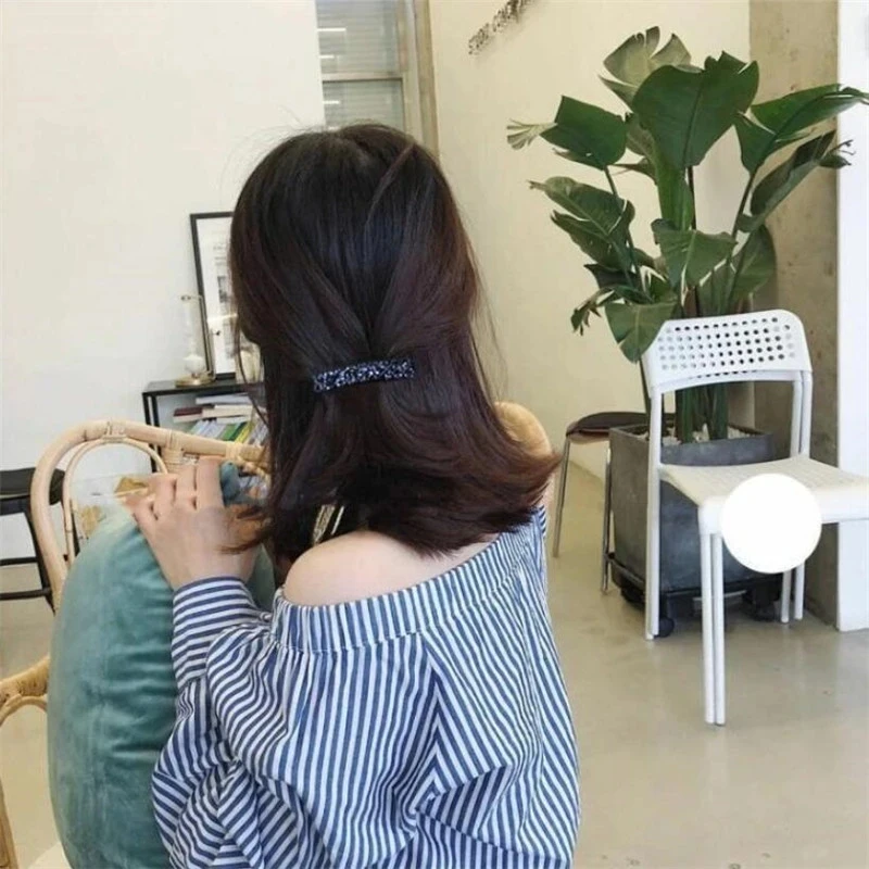 แฟชั่นคริสตัลฤดูใบไม้ผลิคลิปผม Pins Handmade ลูกปัดผม Barrettes สําหรับสาวแฟชั่นอุปกรณ์เสริมผม Headwear