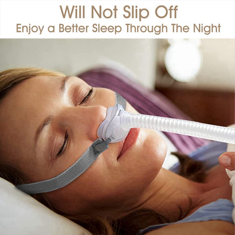 Replacement Headgear For Resmed Airfit P10 Nasal Pillow CPAP Mask Straps With Adjustment Clips