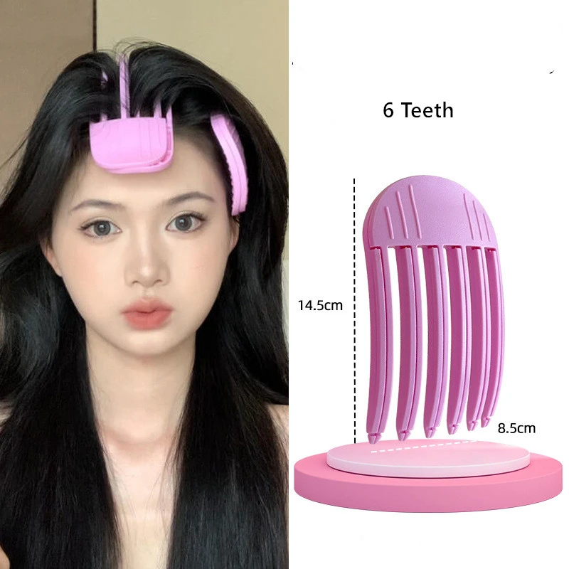 Fluffy Hairpin Curling Bangs คลิปผม Roots Volumizing คลิปผมผู้หญิง Curling รูปร่างคงที่คลิปแฟชั่นปริมาณผม Roller