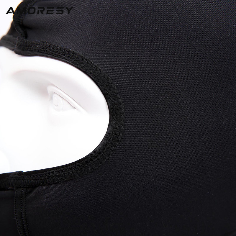 Amoresy ชุดหมวกไหมพรมกันแดดผ้าสแปนเด็กซ์ผ้าไหมน้ำแข็ง masker Full Face ขี่กลางแจ้ง