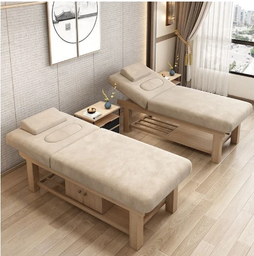 เตียงเสริมความงามร้านเสริมสวยพิเศษเตียงนวด TCM นวด Moxibustion สปาหูหยิบ L185xW70cm