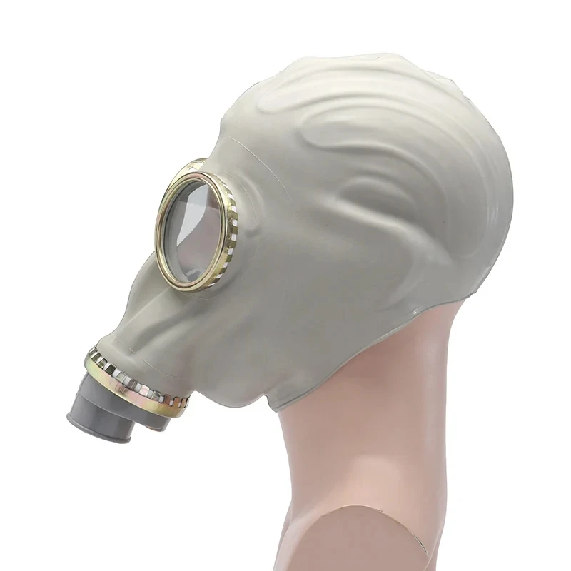 64 ประเภทอเนกประสงค์สีดําแก๊ส Full Mask Respirator ความปลอดภัยหน้ากากป้องกันสารเคมีภาพวาดสเปรย์ Pesticide หน้ากากยางธรรมชาติ
