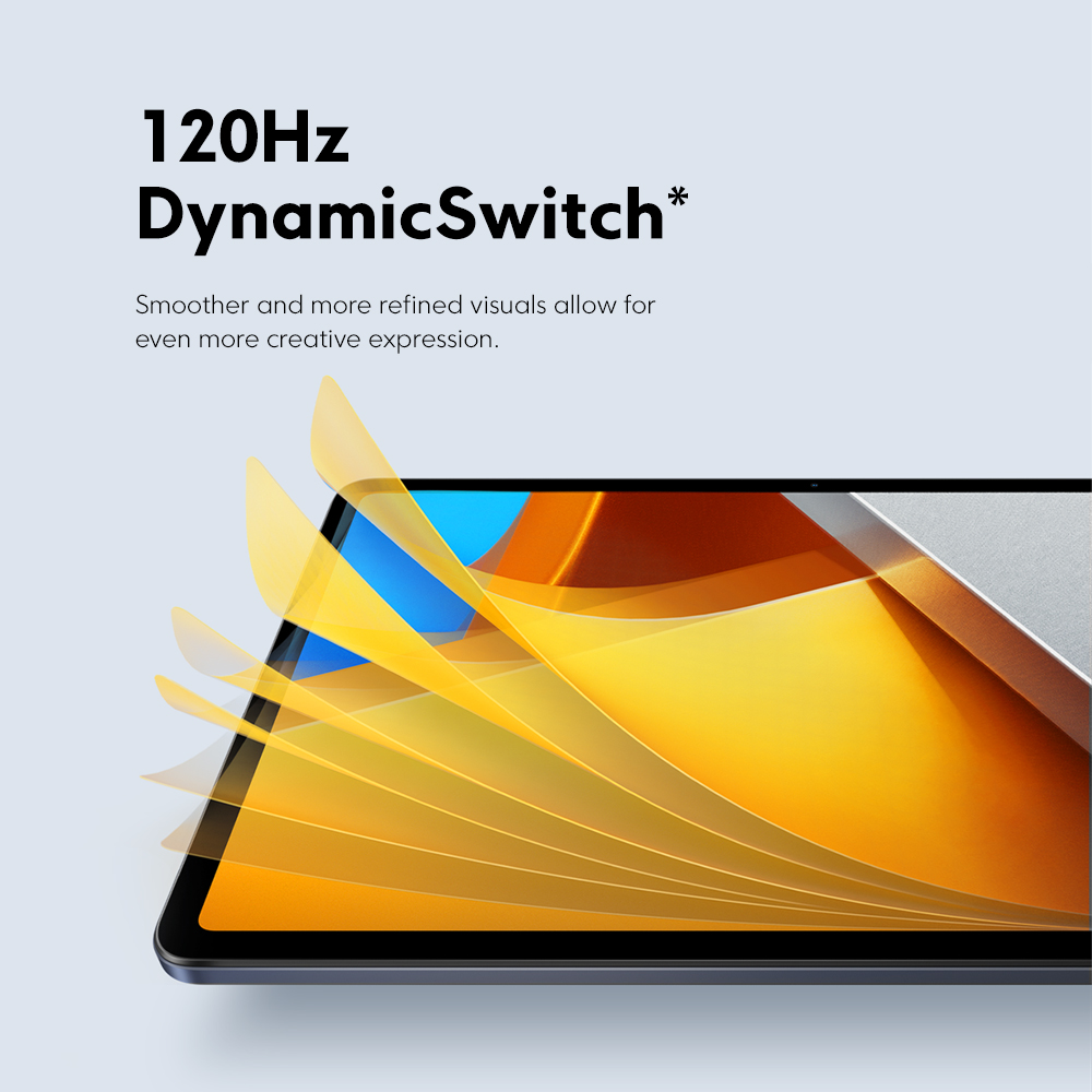 POCO Pad Global Version Планшеты RAM 8 ГБ ПЗУ 256 ГБ 10000 мАч Аккумулятор 33 Вт Быстрая зарядка 12,1 "2,5K Дисплей Snapdragon 7s Gen 2