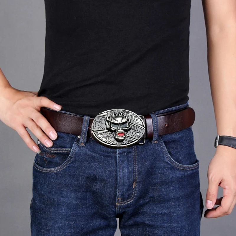 Hebilla de cinturón en relieve de vaquero occidental con hebilla de cinturón de roca personalizada, hebilla de cinturón neutral, productos de bricolaje