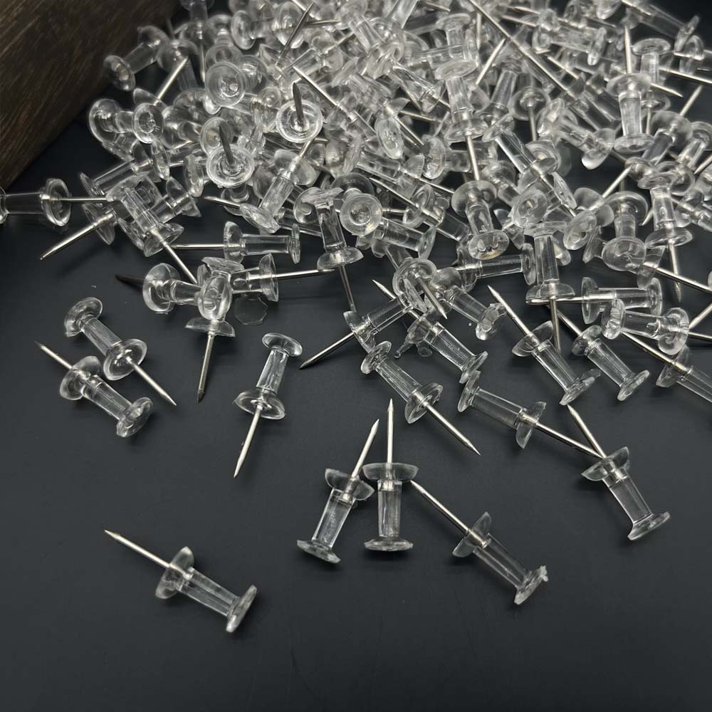 50/100pcs Assorted Making Thumb Tacks Multicolor Plastic Tacks Push Pins Cork Board Office School Stationery Supplies