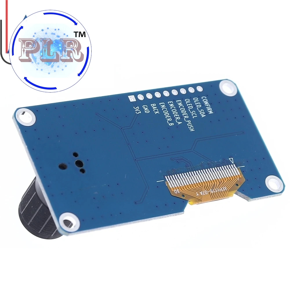 PULAR 1~10PC ホワイト/ブルー LCD 0.96/1.3 インチ OLED ディスプレイ画面と EC11 ロータリーエンコーダーモジュール IIC インターフェースを組み合わせた Arduino 用