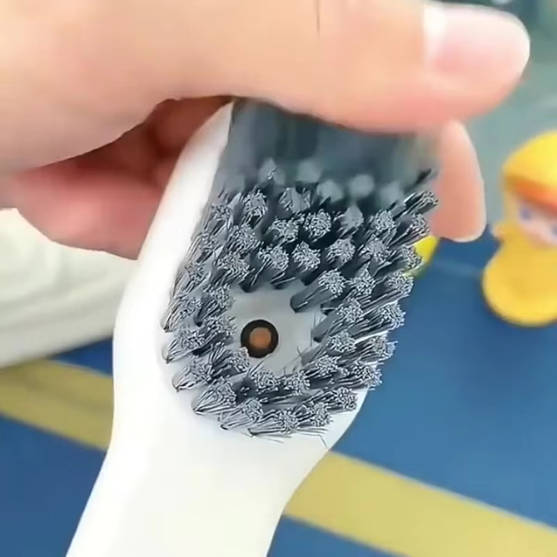 1/2 stücke Schuhe Pinsel Automatische Flüssigkeit Entladung Multifunktions Drücken Schuhe Reiniger Weichen Borsten Kleidung Pinsel Reinigung Werkzeug