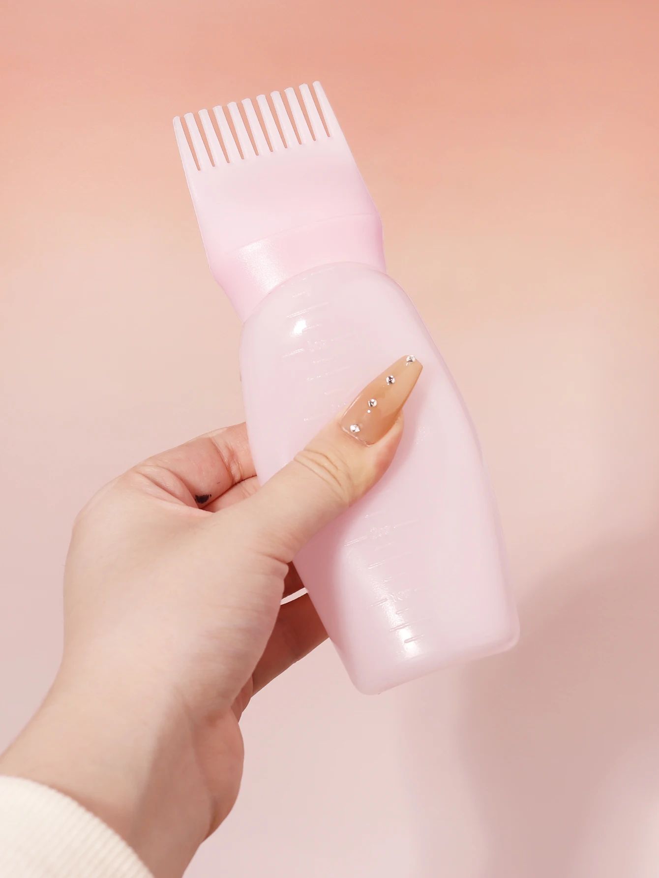 1PCS root comb applicator, durable shampoo bottle, designed specifically for home salon hairdressers