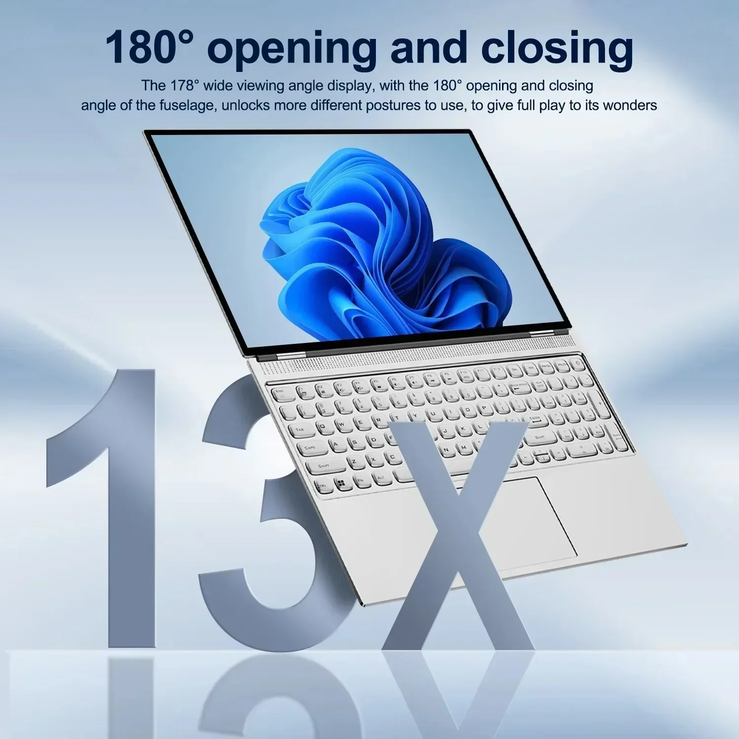 Global 16 ''Laptop Intel N95 2.5K HD 240HZ Display 32GB + 2TB Windows 11 Pro Office Gaming Notebook Computer Fingerprint Unlock PC