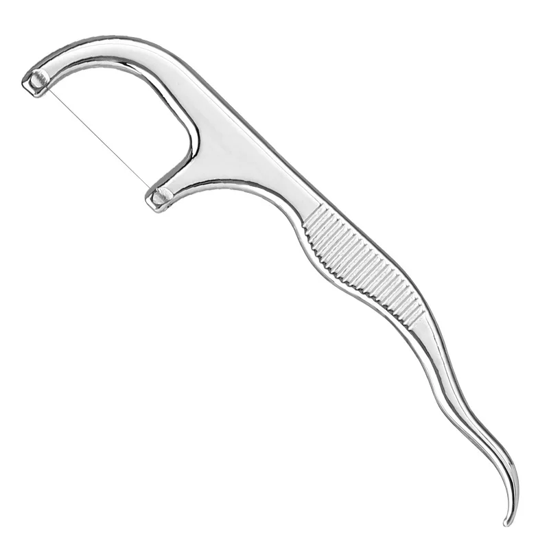 Đồng Hồ Nam Dây Thép Không Gỉ Đựng Tăm Bộ Răng Chỉ Tơ Nha Khoa Có Thể Tái Sử Dụng Tăm Di Động Đựng Tăm Xỉa Răng Bụi Làm Sạch Răng Miệng