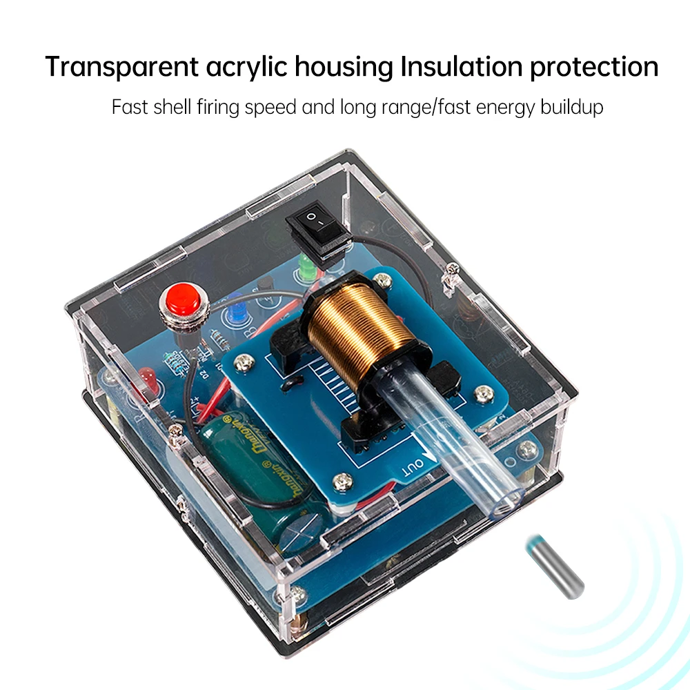 DC 3V Electromagnetic Transmitter DIY Electronic Tool Tit High-voltage Electromagnetic Cannon Mini Voltage Converter Module