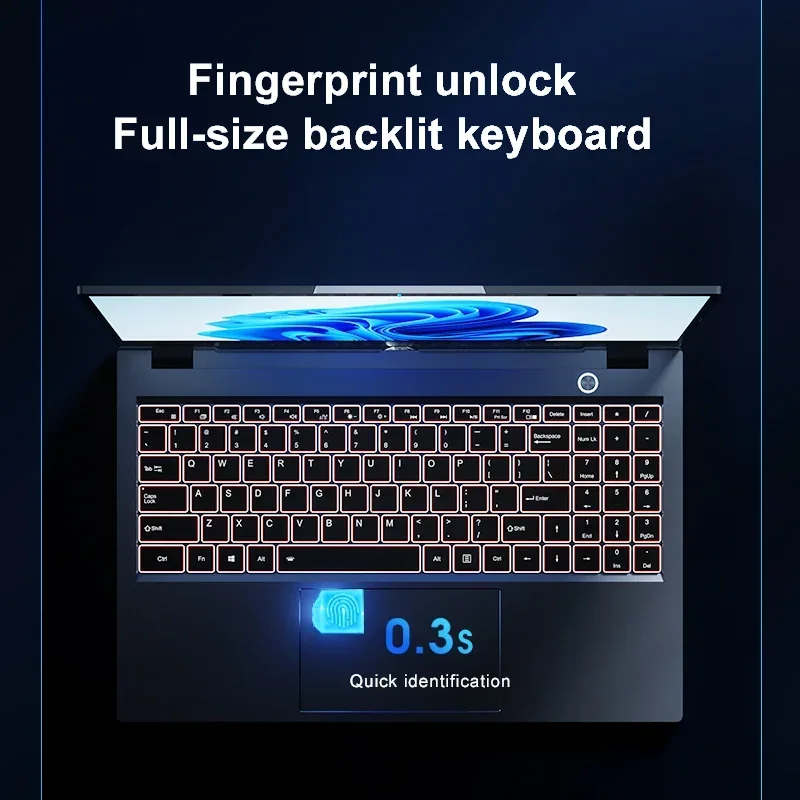 2023 Laptop Gaming Computer PC Office Notebooks Windows 11 Netbook 15.6" 10th Generation I7-10750H 64GB RAM 2TB SSD M.2 RJ45