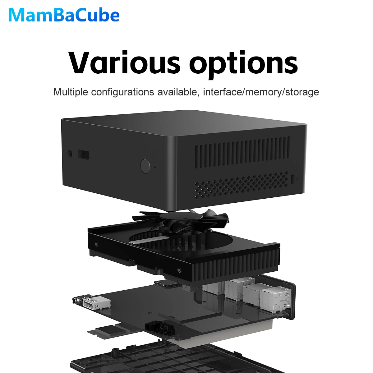 MamBaCube N9E Mini PC Intel N150 Win11 Pro 8GB 16GB DDR4 256GB 512GB SSD WiFi 5 portátil compacto ordenador de escritorio para el hogar y la Oficina