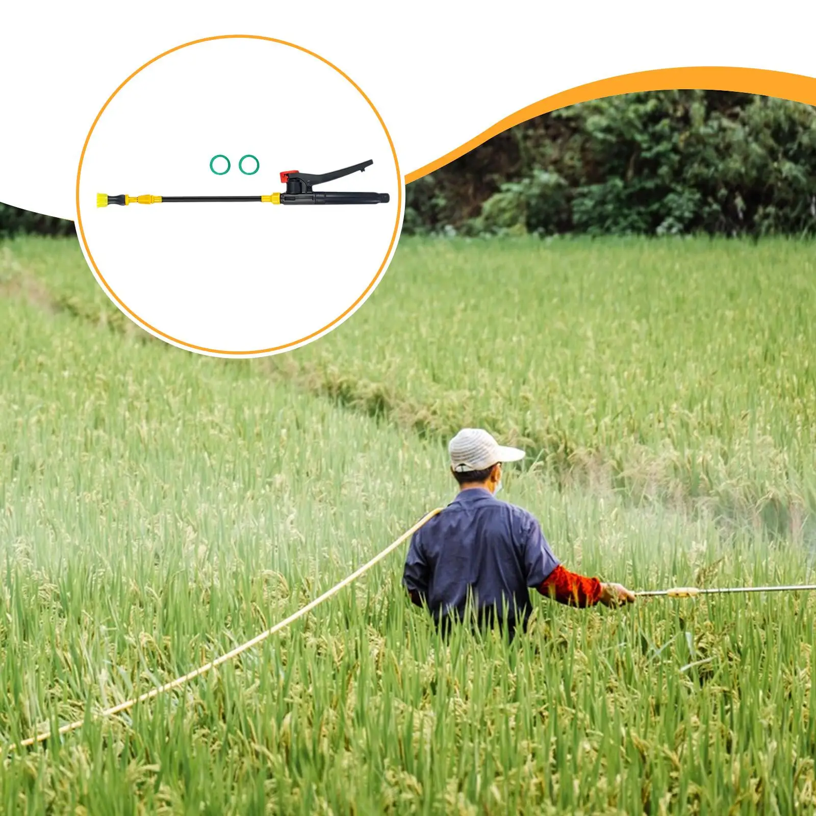 Asta per spruzzatore retrattile Bacchetta per irrigazione in acciaio inossidabile Asta di prolunga per spruzzatore per irrigazione esterna Piante sospese Albero da giardino