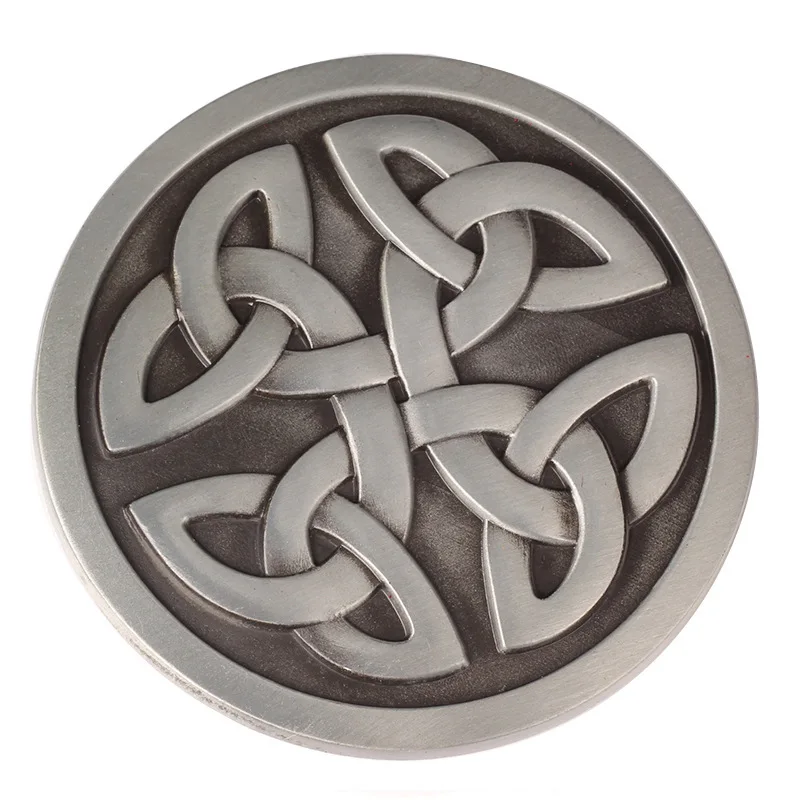 ผู้หญิงเข็มขัดวินเทจหัวเข็มขัดแฟชั่น Celtic Knot Pattern