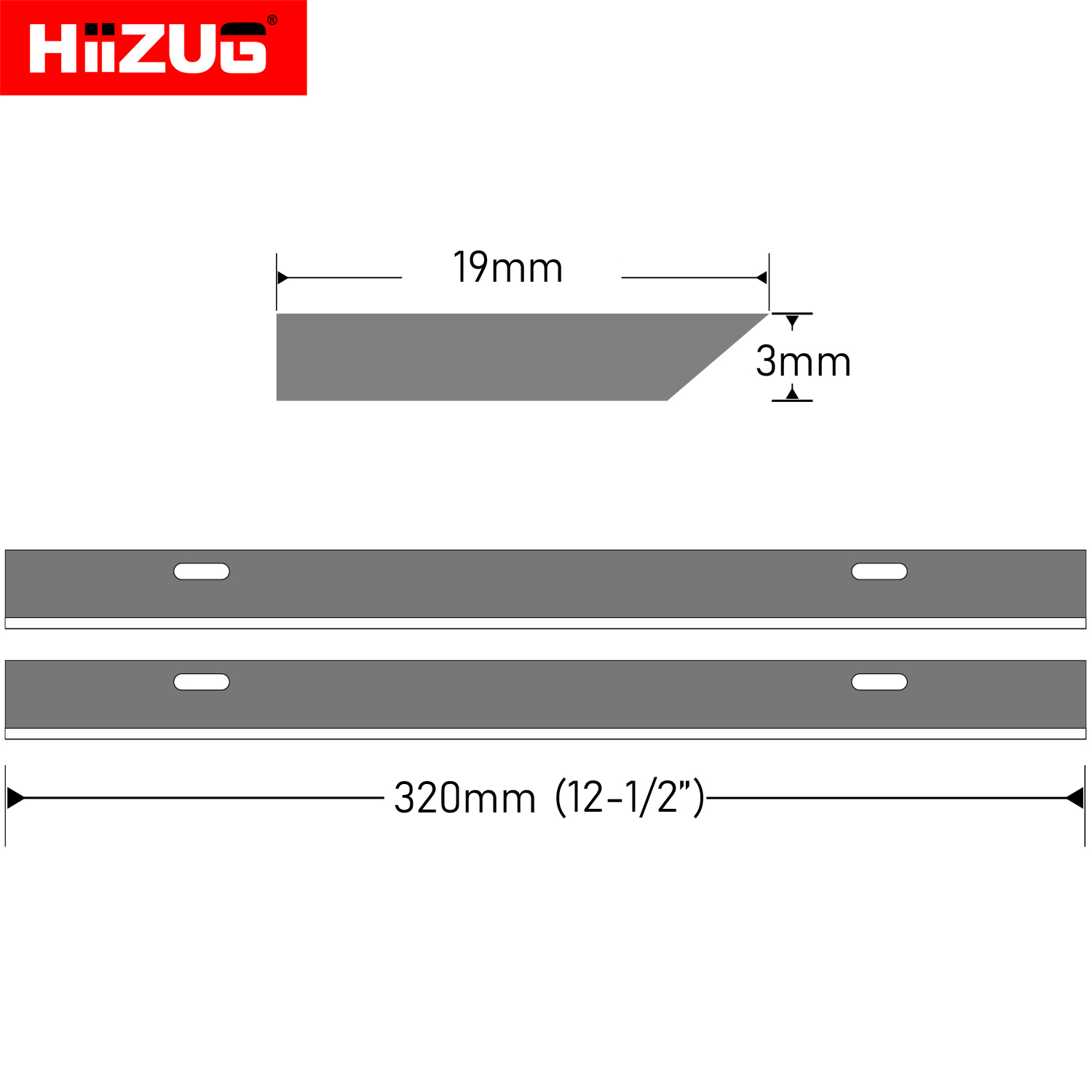 Lâminas De Plaina De Madeira Dewalt, Facas De Aço De Alta Velocidade, DW733, 12-1/2 ", Conjunto De 2 Unidades