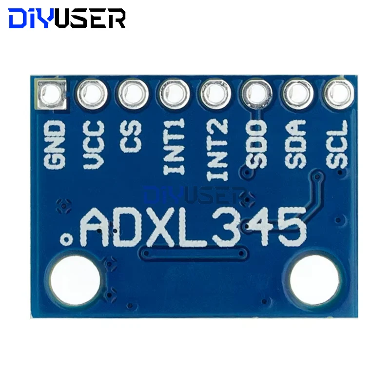 DIYUSER GY-291 ADXL345 aceleração digital de três eixos do módulo de inclinação por gravidade transmissão IIC/SPI em estoque