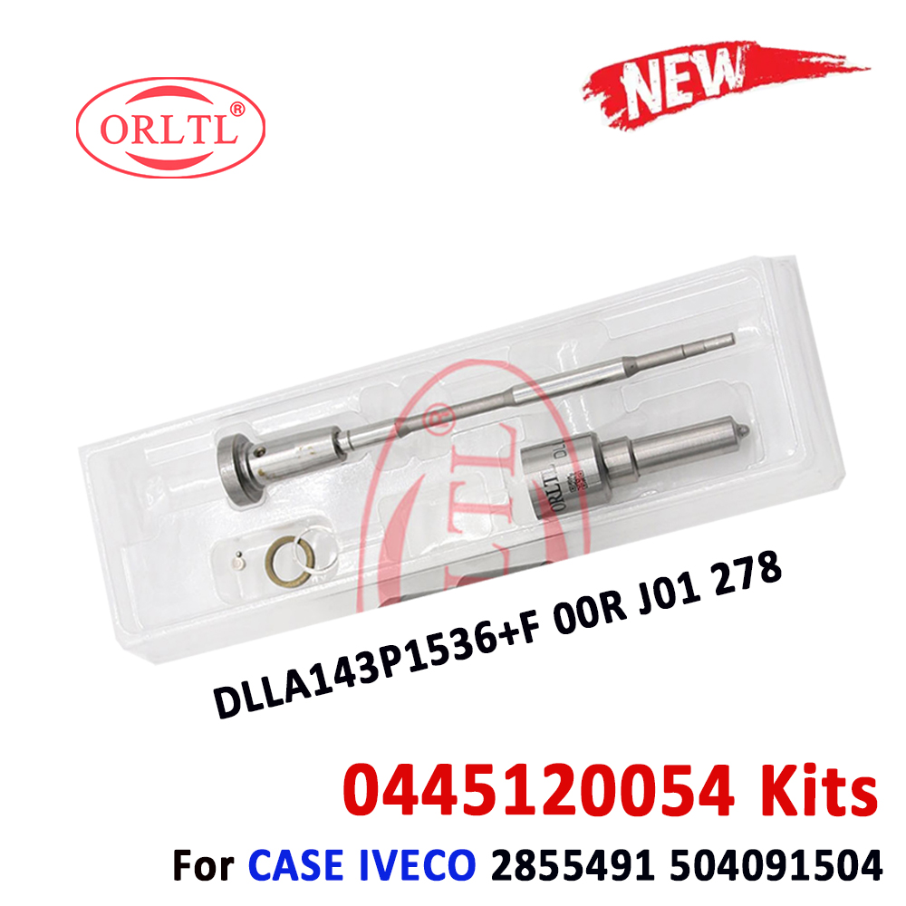 ORLTL kit injektor bahan bakar 0445120054 Nozzle Valve 0433171947 Valve Valve untuk CASE IVECO 2855491 504091504 0986435545