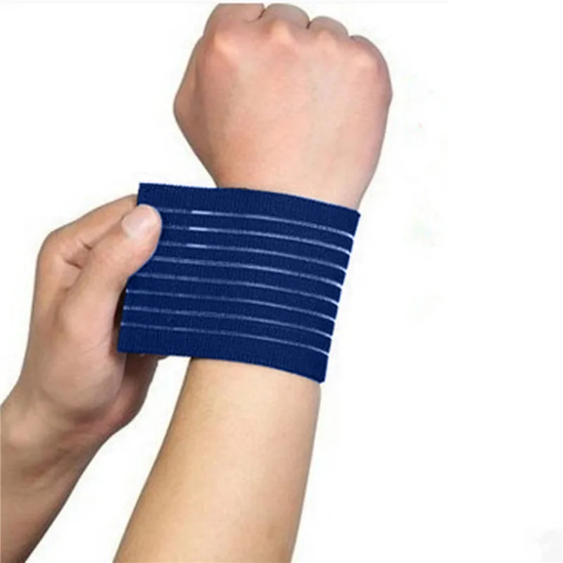 Brazaletes deportivos para Fitness, vendaje elástico, correa para muñeca, pulsera deportiva, Protector de muñeca elástico ajustable, 1/2 Uds.