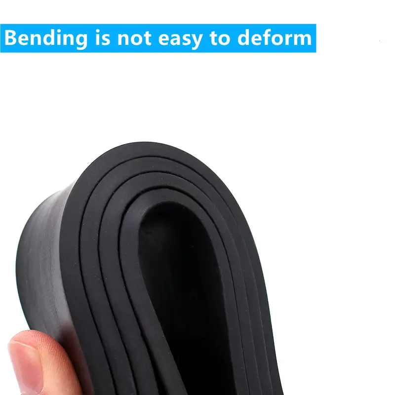 Tira de borracha de silicone preta junta de vedação autoadesiva anti-skid absorção de choque tira de vedação espessura 1/2/3/mm comprimento 50cm
