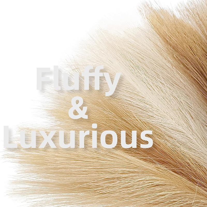 6/12/15Pc 55CM Artificial Pampas Grass Decor Bohemian Reed for DIY Floral Table Arrange Flower Wedding Home Christmas Decoration