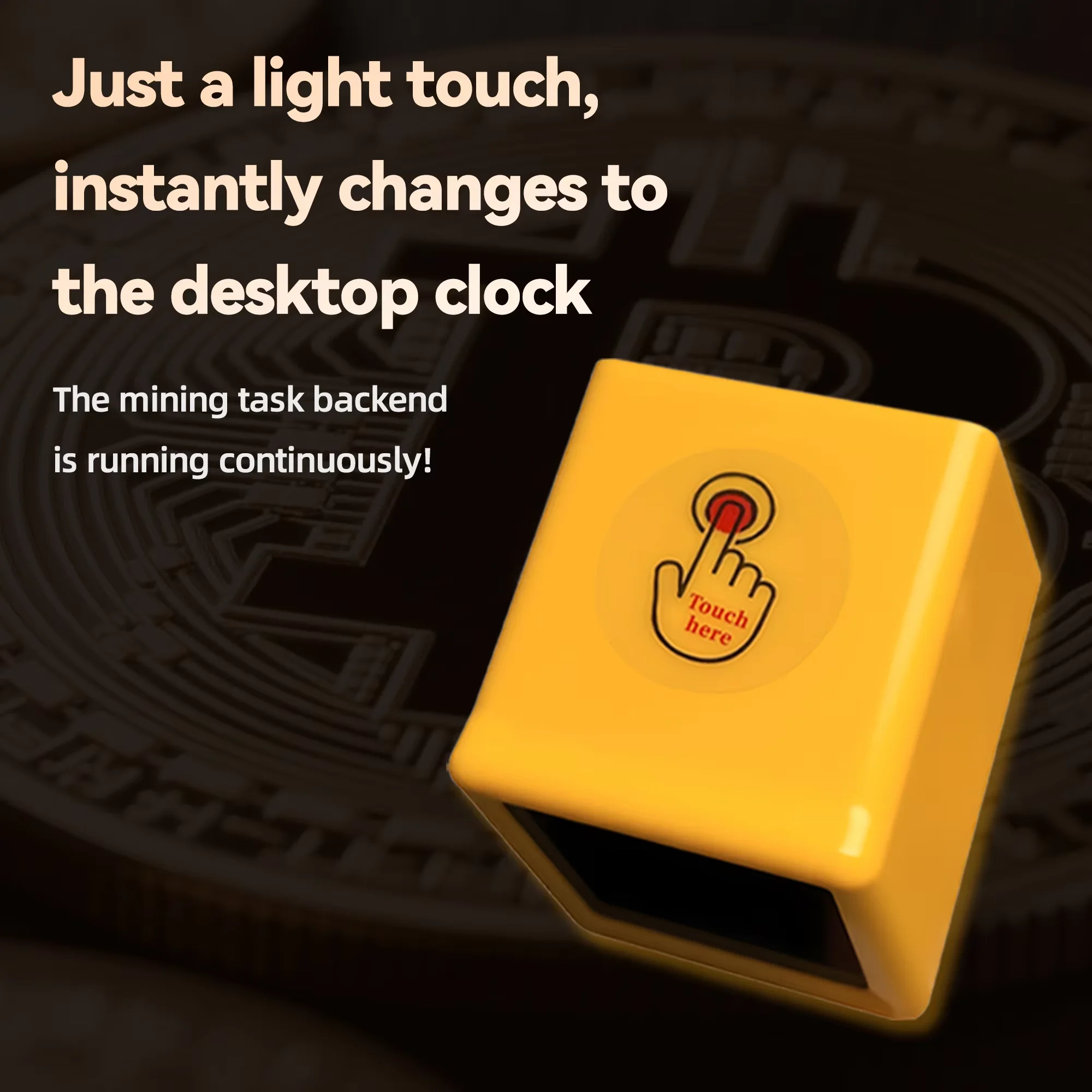BTC Solo Lottery Miner dla nerdów komputerowych Smart TV Hashrate 1060KH/s ESP32 prezent domowy cichy zegar na biurko niższy pobór mocy