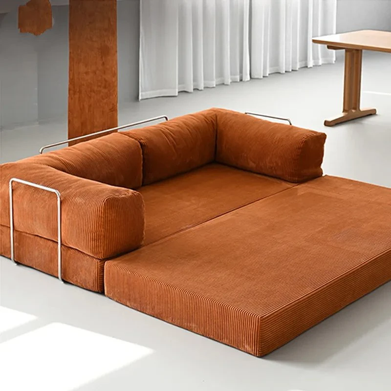 Modern Minimalist Modular Living Room Multiple Orientation Sectional Vacuum Pack Compressed Sofa Fabric Set Compression Couch