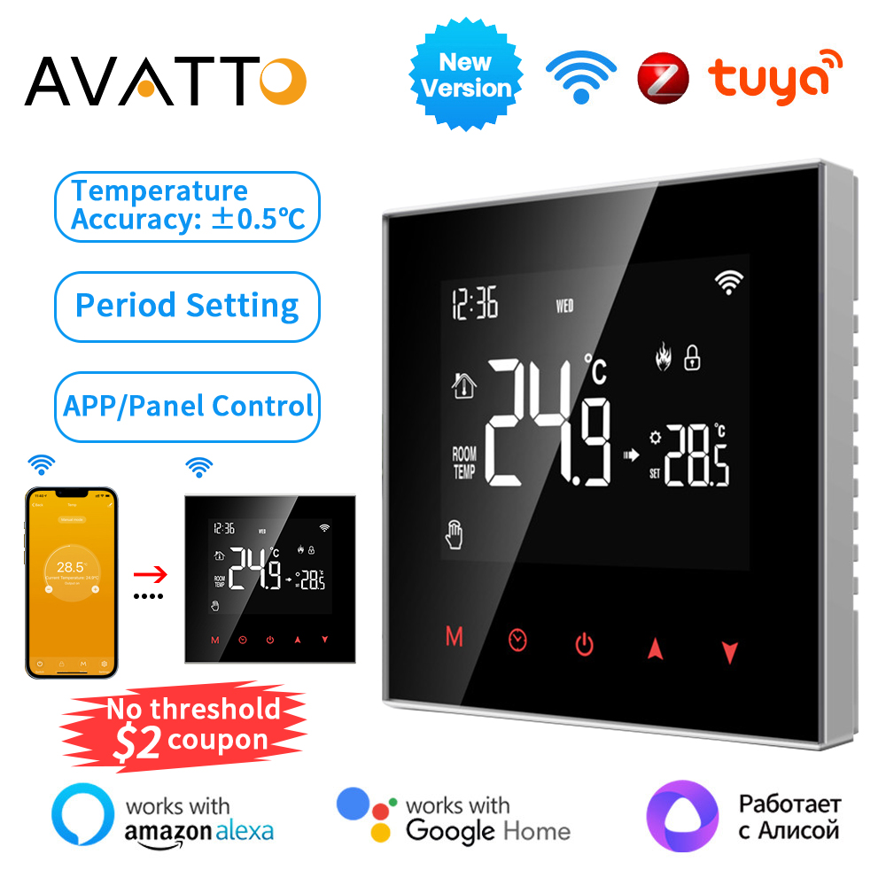 ONNDO Tuya WiFi Thông Minh Bình Giữ Nhiệt Điện Làm Nóng Nước Gas Bộ Điều Khiển Nhiệt Độ Làm Việc Với Alexa,Google Nhà, alice