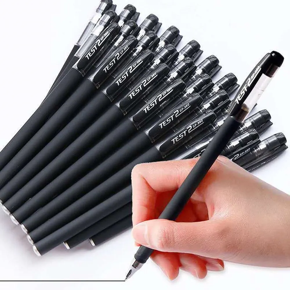 ชุดปากกาเจล Neutral ปากกาสีดําสีฟ้าสีแดงเติมเจลปากกา Bullet TIP 0.5 มม.อุปกรณ์สํานักงานโรงเรียนเครื่องเขียน Kawaii อุปกรณ์เสริม
