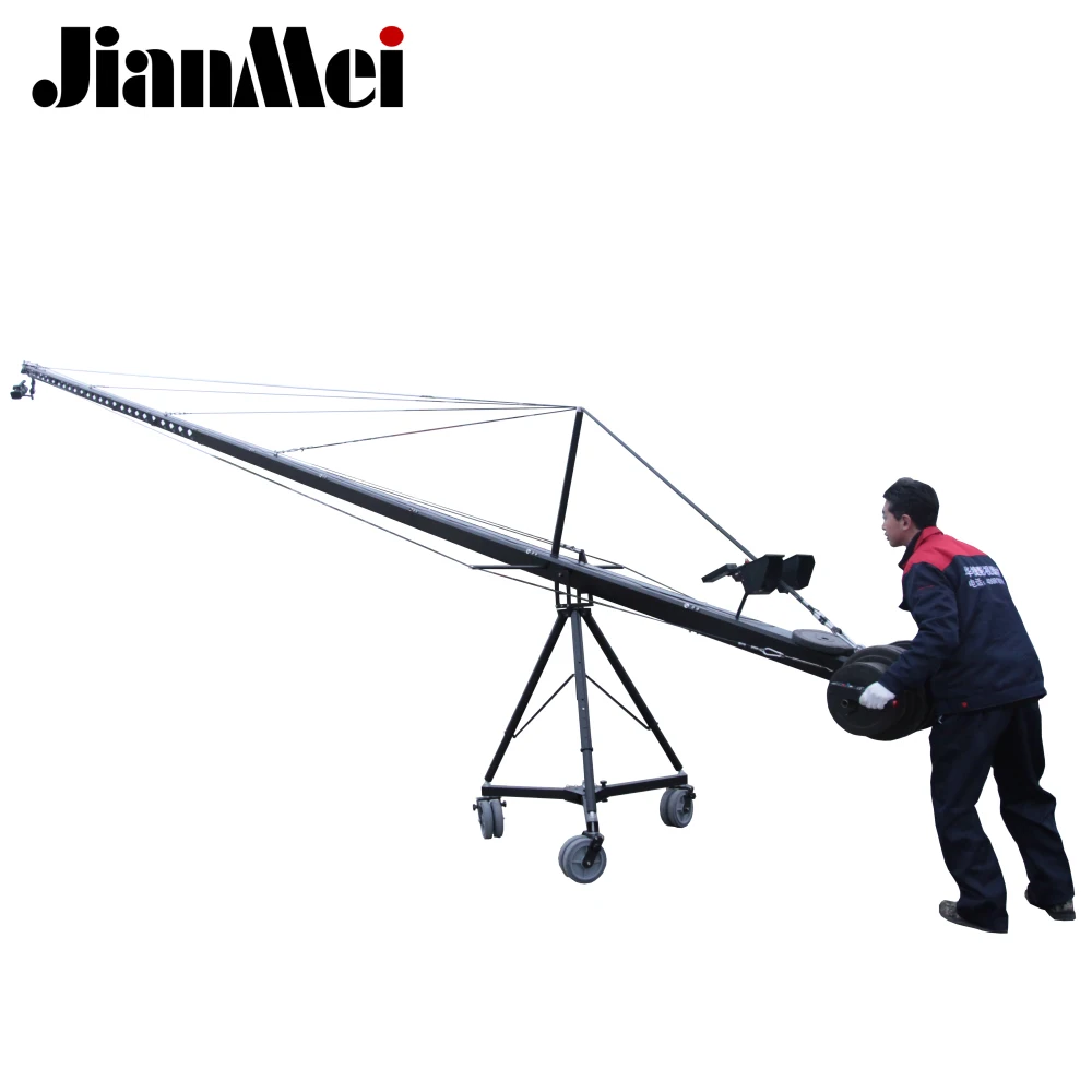 Diskon Kamera Jianmei Kustom Membuat Kepala Jarak Jauh Sama Sisi Segitiga Penampang 12 Meter Jimmy Jib