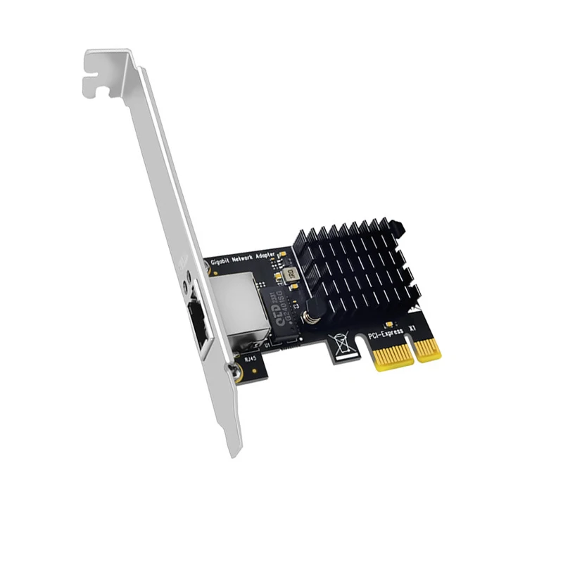 PCIE Gigabit Ethernet Network Card PCI Express X1 to RJ45 Network Adapter 10/100/1000Mbps RTL8111H Chip LAN Cards for Desktop PC