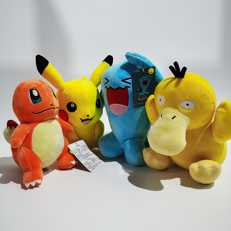 Original Pokemon Plüsch Charmander Squirtle Pikachu Plüsch Bulbasaur Anime Stofftier Spielzeug